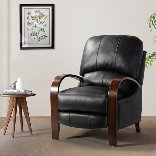 Red Barrel Studio® AlexandraGenuine Leather Manual Recliner & Reviews